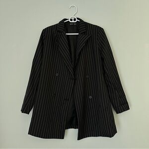 Striped Oversized Blazer